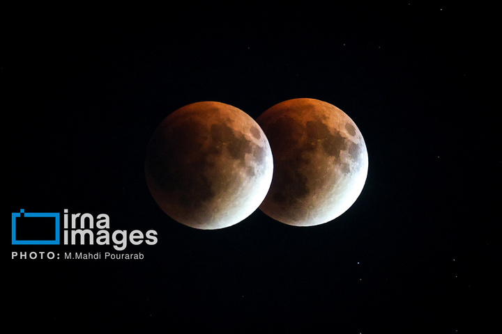 ماه‌گرفتگی در آسمان تهران