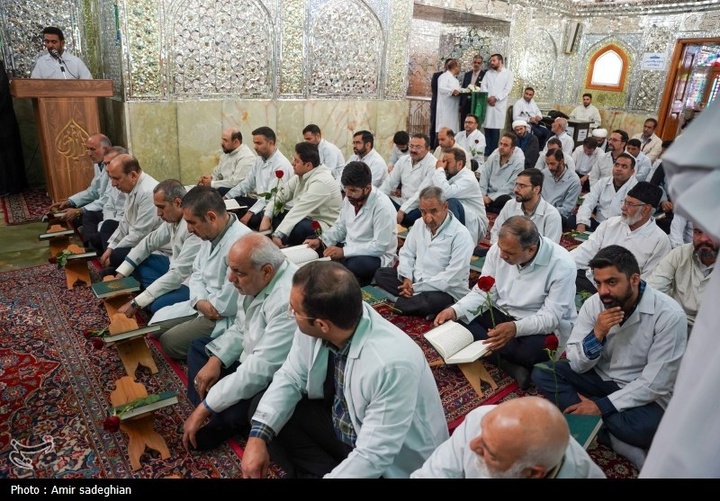 آیین غبارروبی حرم مطهر حضرت شاهچراغ علیه السلام