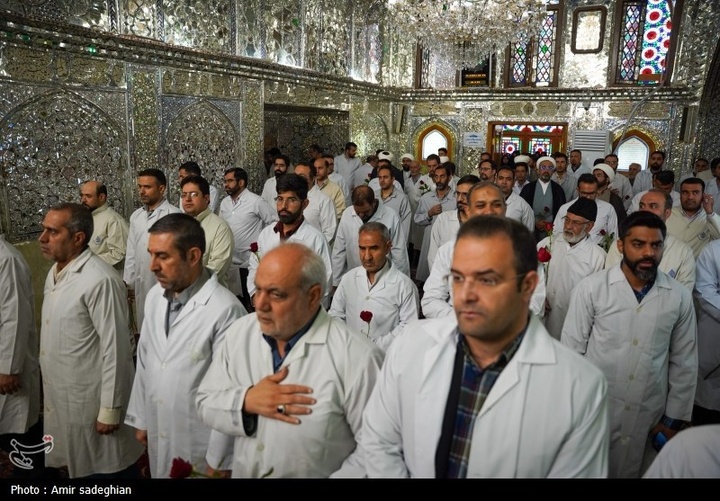 آیین غبارروبی حرم مطهر حضرت شاهچراغ علیه السلام