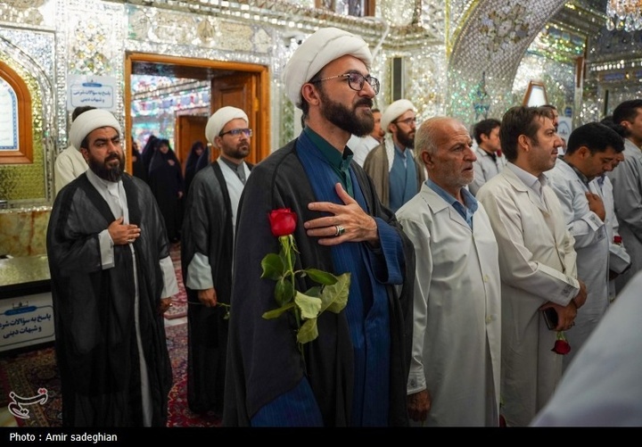 آیین غبارروبی حرم مطهر حضرت شاهچراغ علیه السلام