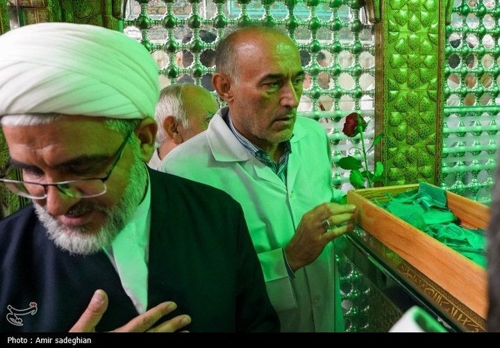 آیین غبارروبی حرم مطهر حضرت شاهچراغ علیه السلام