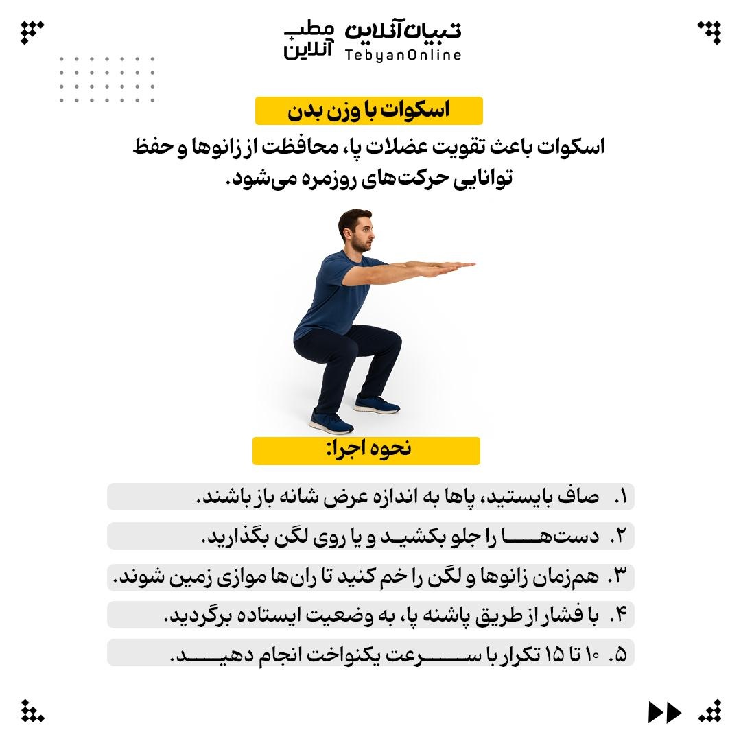 ۵ تمرین صبحگاهی مخصوص آقایان بالای ۴۵ سال!