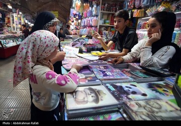 بازار فروش لوازم التحریر در آستانه آغاز سال تحصیلی