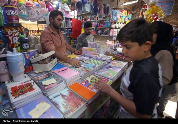 بازار فروش لوازم التحریر در آستانه آغاز سال تحصیلی