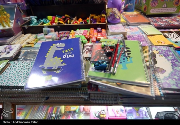 بازار فروش لوازم التحریر در آستانه آغاز سال تحصیلی