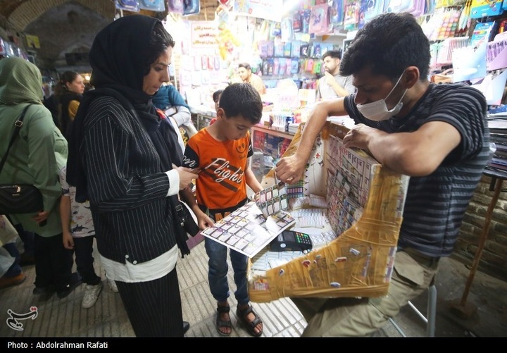 بازار فروش لوازم التحریر در آستانه آغاز سال تحصیلی