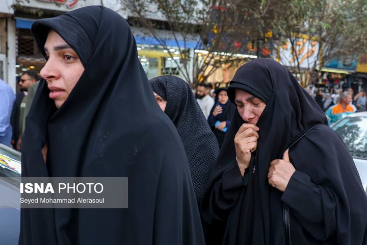 مراسم تشییع پیکر آتش‌نشان فداکار «شهید رضا فخریان» - مشهد
