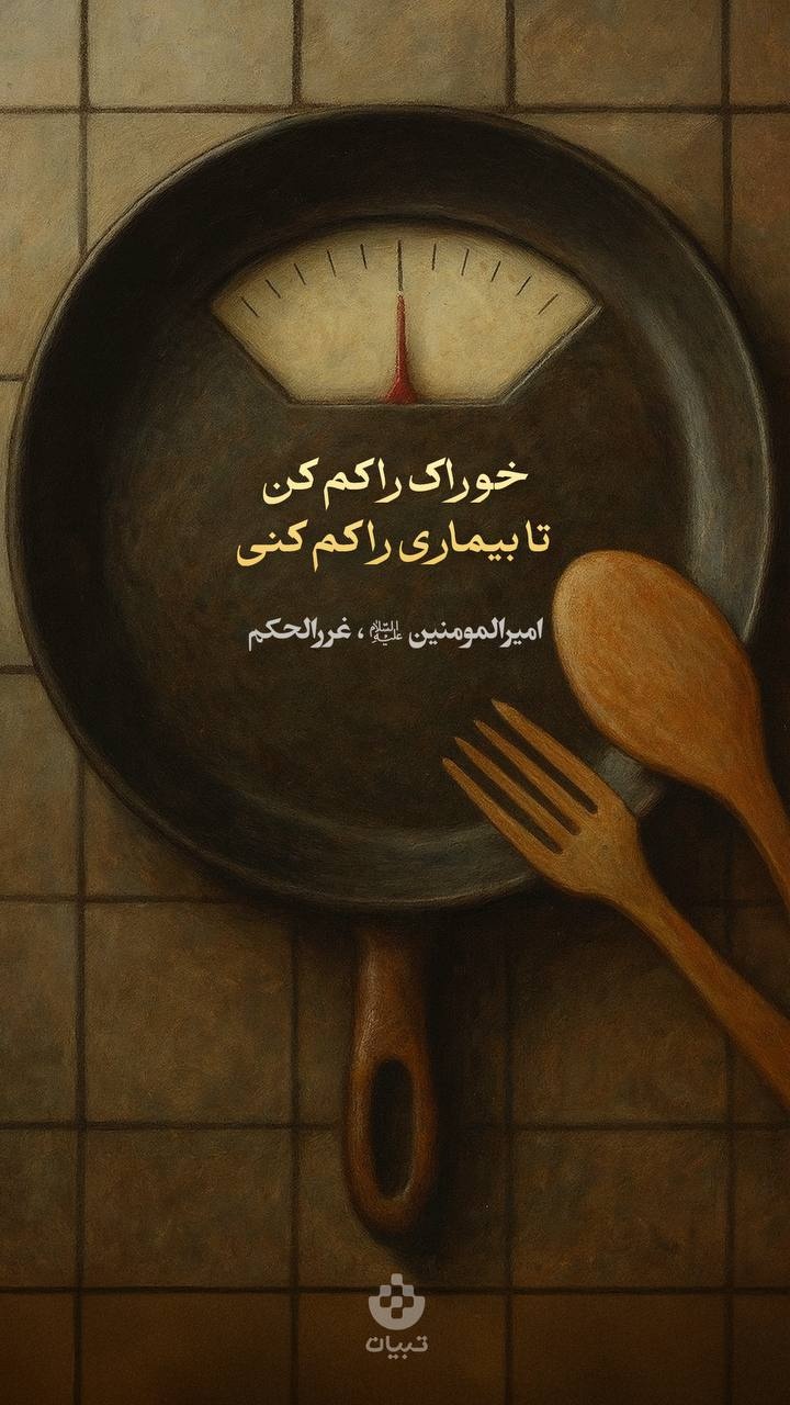 خوراک را کم کن، تا بیماری را کم کنی...