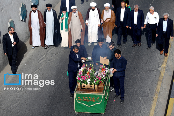 استقبال از کاروان نمادین حضرت معصومه سلام الله علیها