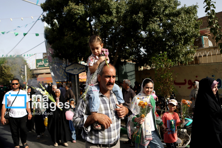 استقبال از کاروان نمادین حضرت معصومه سلام الله علیها