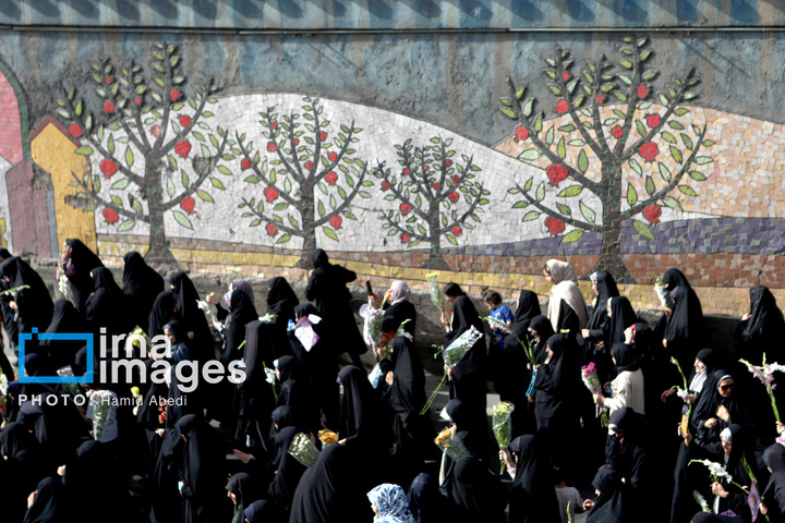 استقبال از کاروان نمادین حضرت معصومه سلام الله علیها