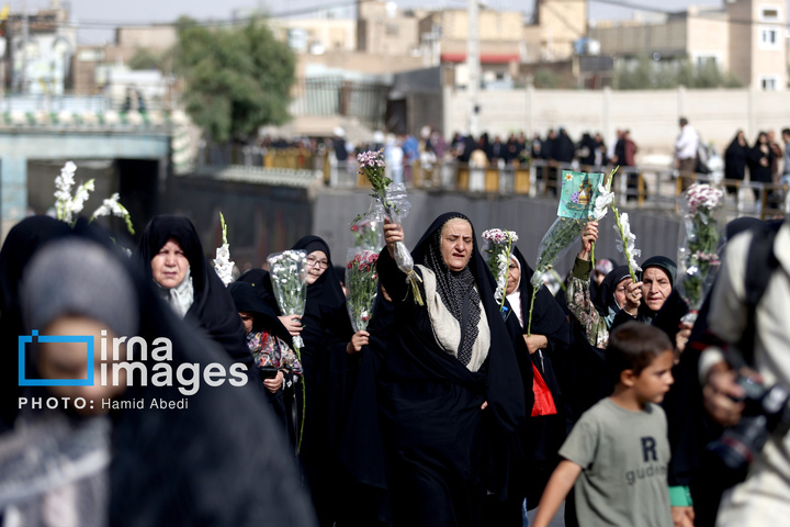 استقبال از کاروان نمادین حضرت معصومه سلام الله علیها