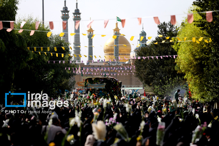 استقبال از کاروان نمادین حضرت معصومه سلام الله علیها