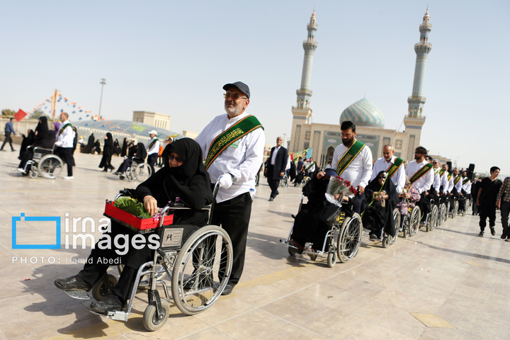 استقبال از کاروان نمادین حضرت معصومه سلام الله علیها