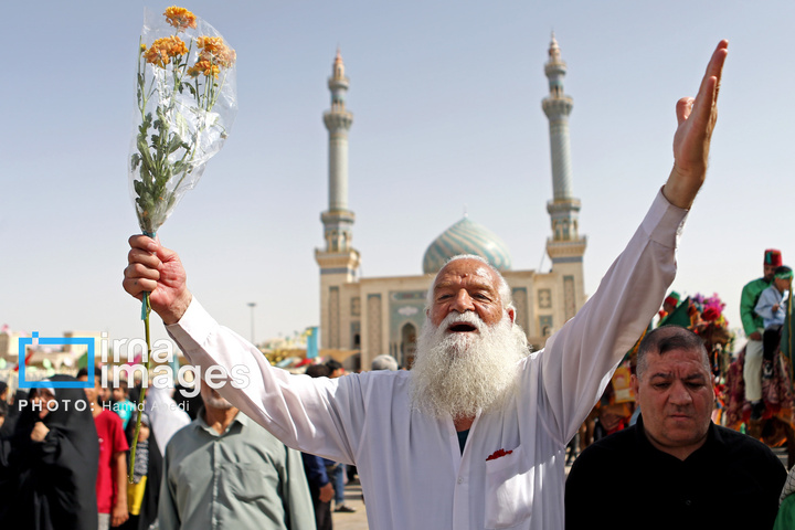 استقبال از کاروان نمادین حضرت معصومه سلام الله علیها