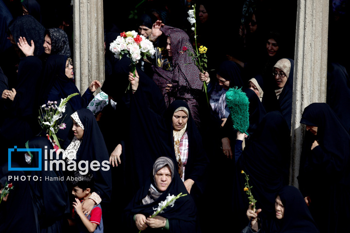 استقبال از کاروان نمادین حضرت معصومه سلام الله علیها