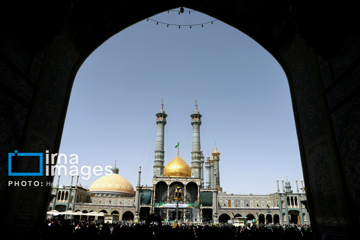 استقبال از کاروان نمادین حضرت معصومه سلام الله علیها