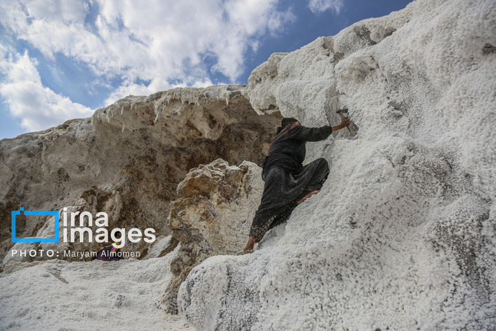 « معدن نمک قلعه رشید »