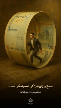 طمع‌ورزی، بردگی همیشگی است