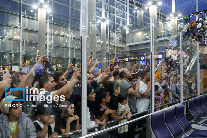 بازگشت تیم ملی کشتی آزاد ایران از زاگرب