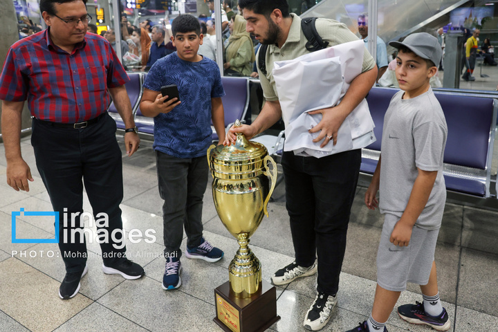 بازگشت تیم ملی کشتی آزاد ایران از زاگرب