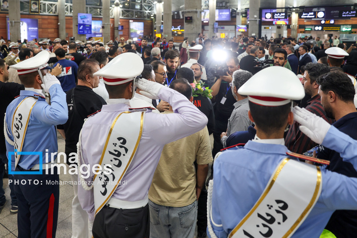 بازگشت تیم ملی کشتی آزاد ایران از زاگرب