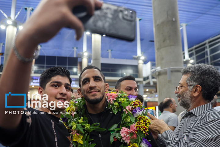 بازگشت تیم ملی کشتی آزاد ایران از زاگرب