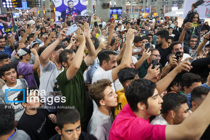 بازگشت تیم ملی کشتی آزاد ایران از زاگرب