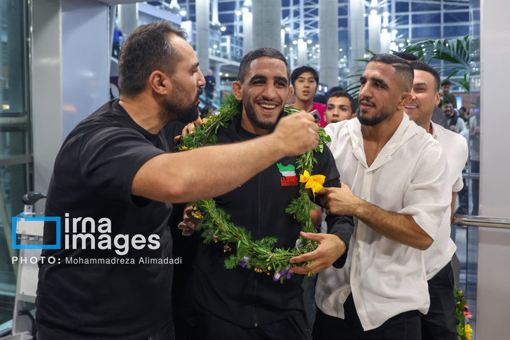 بازگشت تیم ملی کشتی آزاد ایران از زاگرب