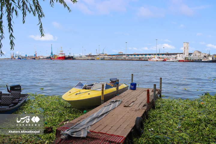 قایق‌سواری در تالاب انزلی