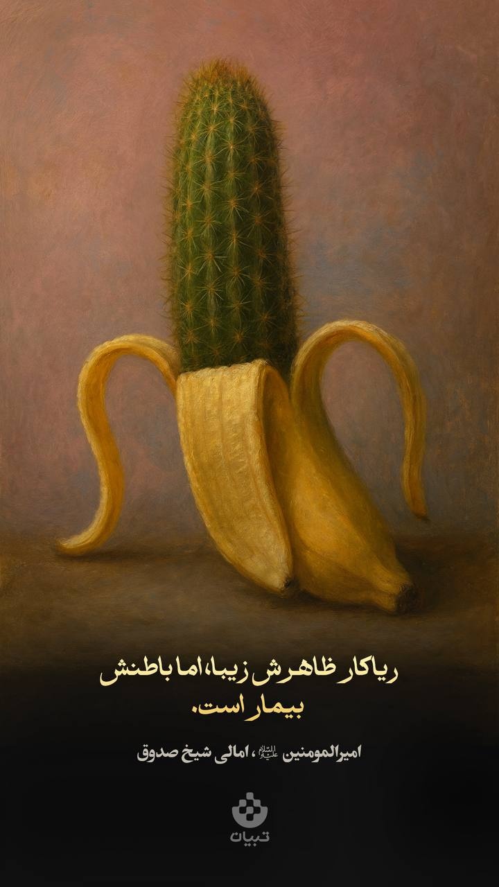 ریاکار ظاهرش زیبا، اما باطنش بیمار است...