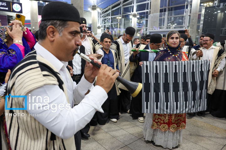 استقبال از تیم ملی کشتی فرنگی ایران