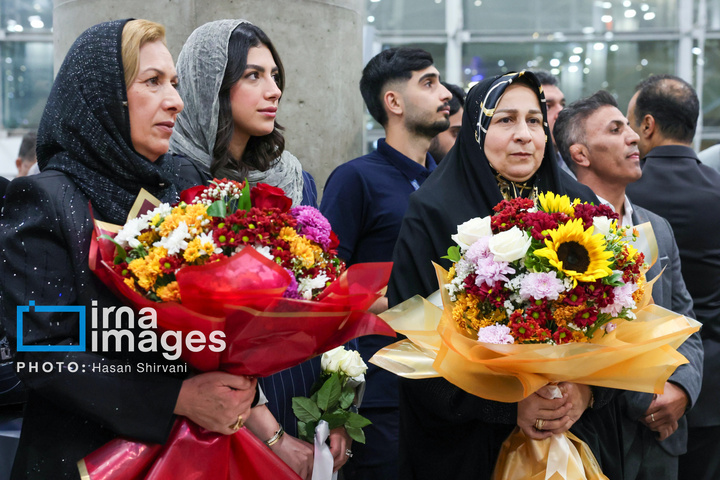 استقبال از تیم ملی کشتی فرنگی ایران