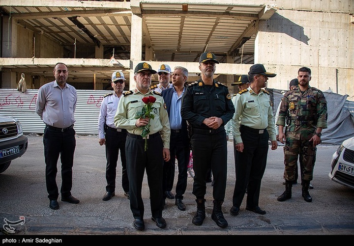 بدرقه دختر شهیدمدافع امنیت در آغاز سال تحصیلی