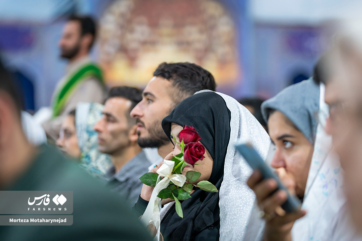 جشن ازدواج ۱۱۰ زوج جوان در کنگره شهدای سمنان