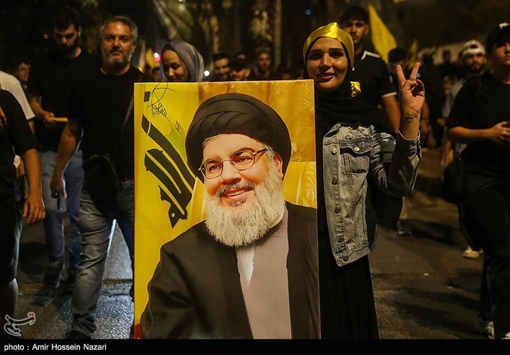 اجتماع حزب الله در اولین سالگرد سیدمقاومت