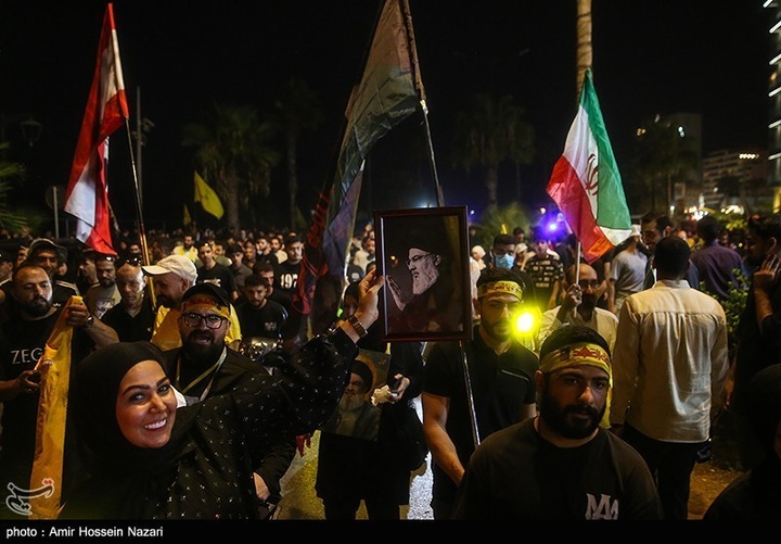 اجتماع حزب الله در اولین سالگرد سیدمقاومت