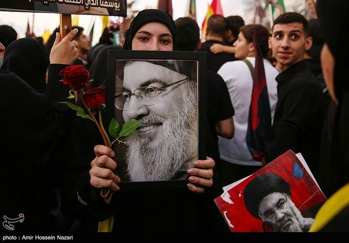 اجتماع حزب الله در اولین سالگرد سیدمقاومت