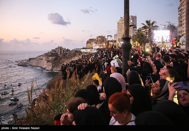 اجتماع حزب الله در اولین سالگرد سیدمقاومت