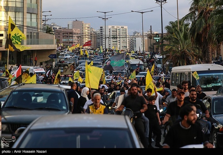 اجتماع حزب الله در اولین سالگرد سیدمقاومت