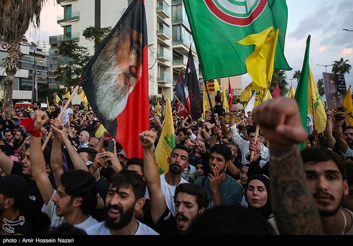 اجتماع حزب الله در اولین سالگرد سیدمقاومت