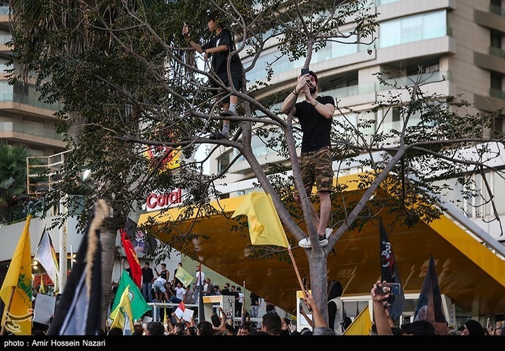 اجتماع حزب الله در اولین سالگرد سیدمقاومت