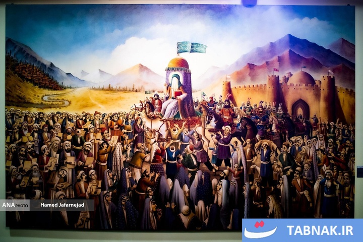 گنجینه حرم مطهر رضوی در موزه ملی ملک در تهران