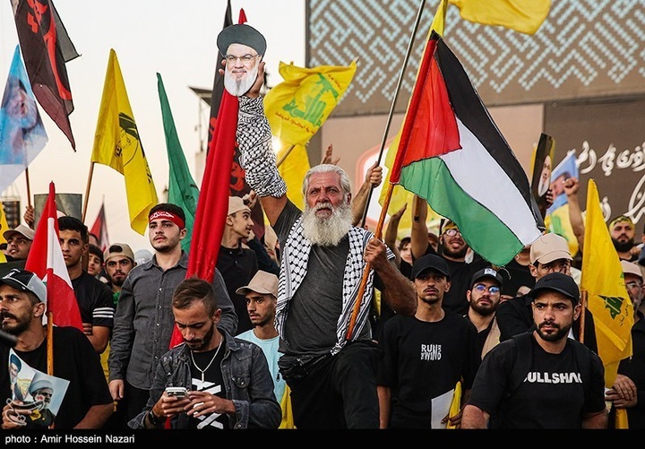 مراسم اولین سالگرد شهادت سید حسن نصرالله