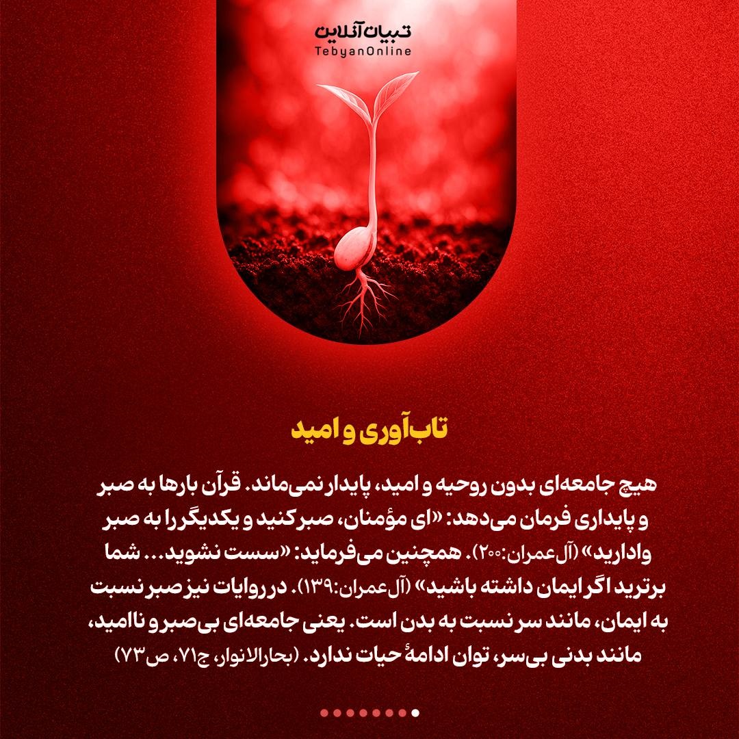 ۷ مولفۀ تولید قدرت در قرآن و نهجالبلاغه