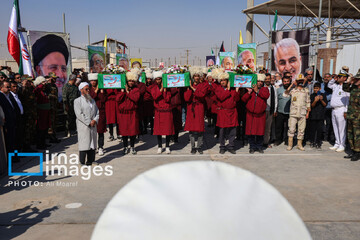 بازگشت پیکر ۴۶ شهید از مرز شلمچه به میهن