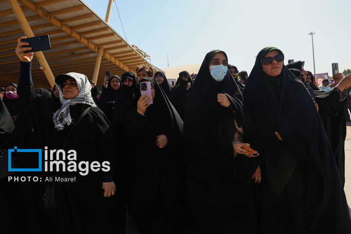 بازگشت پیکر ۴۶ شهید از مرز شلمچه به میهن