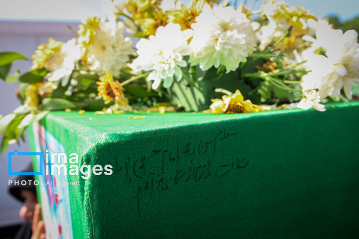 بازگشت پیکر ۴۶ شهید از مرز شلمچه به میهن