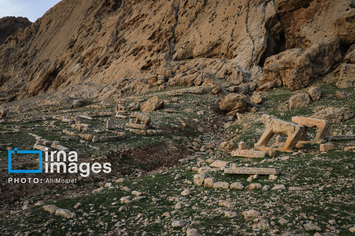 مرگ آرام شیرهای سنگی