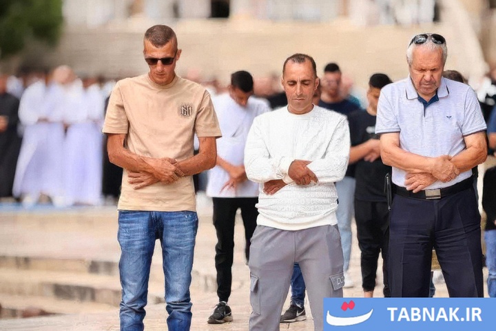 نخستین نماز جمعه پس از آتش‌بس در مسجدالاقصی